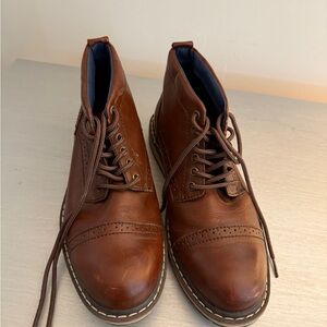 Men's Brown Leather Boots